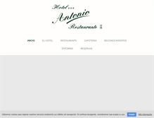 Tablet Screenshot of hotelantonio.net